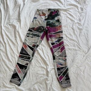Lululemon Limited Edition Multi-Color Printed Leggings